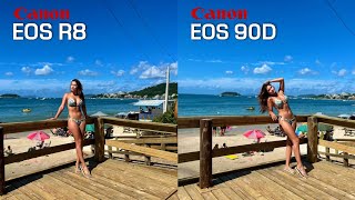 Video thumbnail for Canon EOS R8 vs Canon EOS 90D Camera Test by Hyder Tech