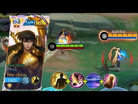 SAINT SEIYA LIBRA SHIRYU OUTPLAY FREESTYLE MONTAGE HERE!!mlbb
