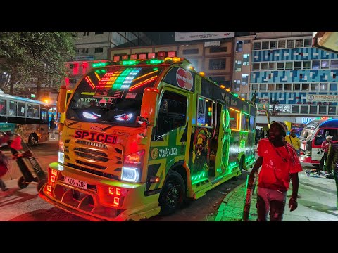 Matatu Culture - Nganya - Nairobi Mathree night life - Matwana Mat culture 
