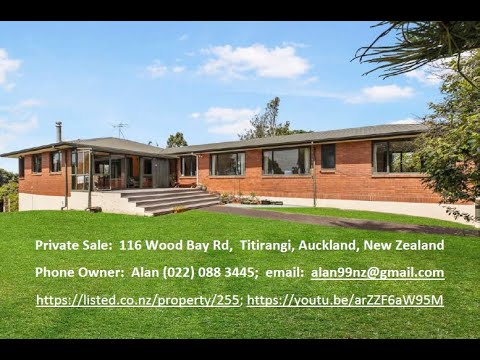 116 Wood Bay Road, Titirangi, Auckland Region, 5房, 3浴, House