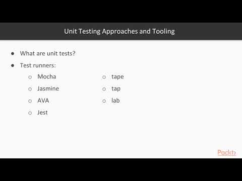 Node js in 7 Days Unit Testing Approaches and Tooling | packtpub com