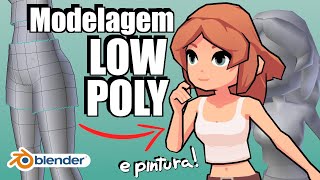 Passo a Passo Completo! Personagem 3D Low Poly!