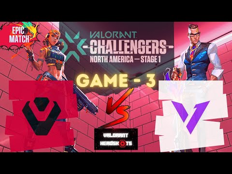 SENTINELS VS VERSION 1 [GAME 3 ELIMINATION] VALORANT Champions Tour 2022 Stage 1 North America