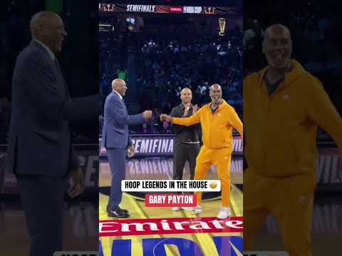 🏆 Honoring hoop legends at the NBA Cup Semifinals 🏆