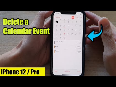 iPhone 12: How to Delete a Calendar Event