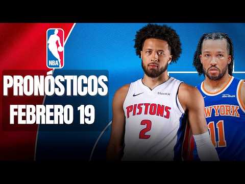 🔥🏀PRONÓSTICOS DE LA NBA PARA EL JUEVES 19 DE FEBRERO | PICKS GRATIS🏀🔥