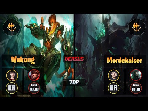 Sword WUKONG (Top) [Conqueror] VS CuVee MORDEKAISER - Grandmaster KR Patch 10.10
