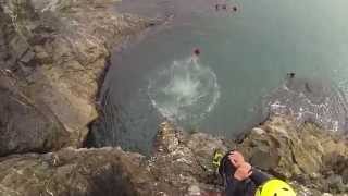 Coasteering in Pembrokeshire, Wales - Montage