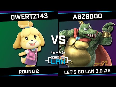 qwertz143 (Isabelle) vs ABZ9000 (Duck Hunt/K.Rool) - Logitech G Let's Go LAN 3.0 #2
