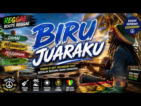 🌊 Biru Juaraku 🌊  Reggae Roots Santai Penuh Kedamaian  Lagu Reggae Indonesia 2026