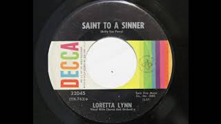 Loretta Lynn - Saint To A Sinner (Decca 32045)
