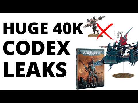 Models Removed, Big Codex Leaks, New Datasheets and Pain! Five Biggest Changes in Codex Drukhari