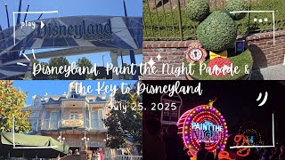 Disneyland Park, Key to Disneyland & Paint The Night Parade - Disneyland Vlog, July 2025
