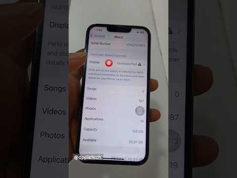 iphone 13 pro gx lcd non Unknown part ⚠️ #shorts #short #iphone