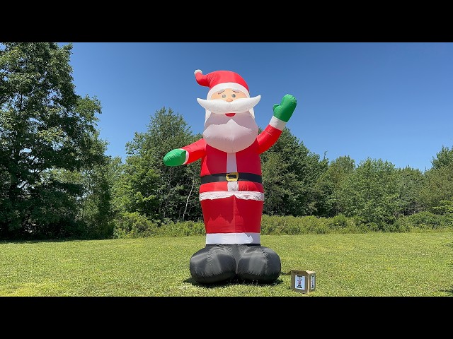 Vídeo relacionado con Gemmy - Sombrero Inflable para decoración de Patio con diseño de Pavo peregrino, 3 pies de Alto