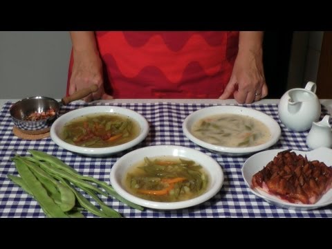 Grüne Bohnen Suppe (Biebelschesbohnesupp)