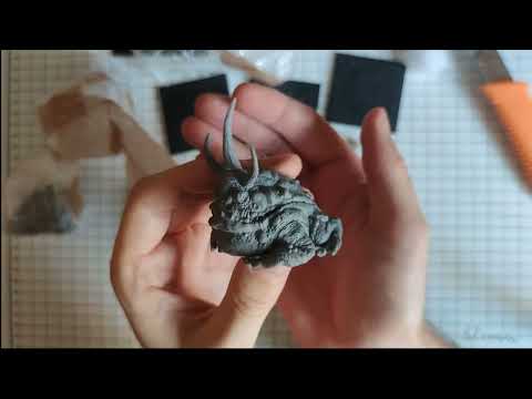 Nurgle Toads. 3D printed Unboxing