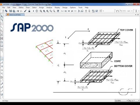 SAP2000 - 34 Concrete Shell Reinforcement Design: Watch & Learn