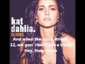 KAT DAHLIA - CLOCKS WITH LYRICS 