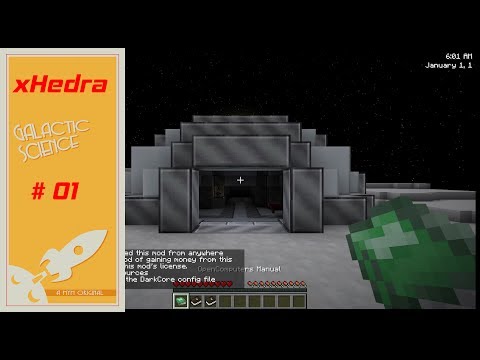 Galactic Science #01 - A Fresh Begining without air!!! on the Moon - 8 Quests