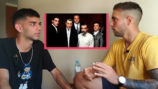 "El Padrino es como imaginamos la mafia y Godfellas es como es la mafia"