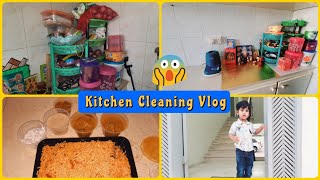 Kitchen Cleaning Vlog|Oman Tamil Vlog|Bai Kadai Biryani in Muscat|A Busy Cleaning Day