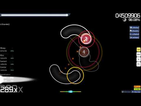 MAREK MARUCHA | Nekomata Master+ - encounter [yf's Disorder] 1xSB #1 (97.36%) #1 | 1st S rank