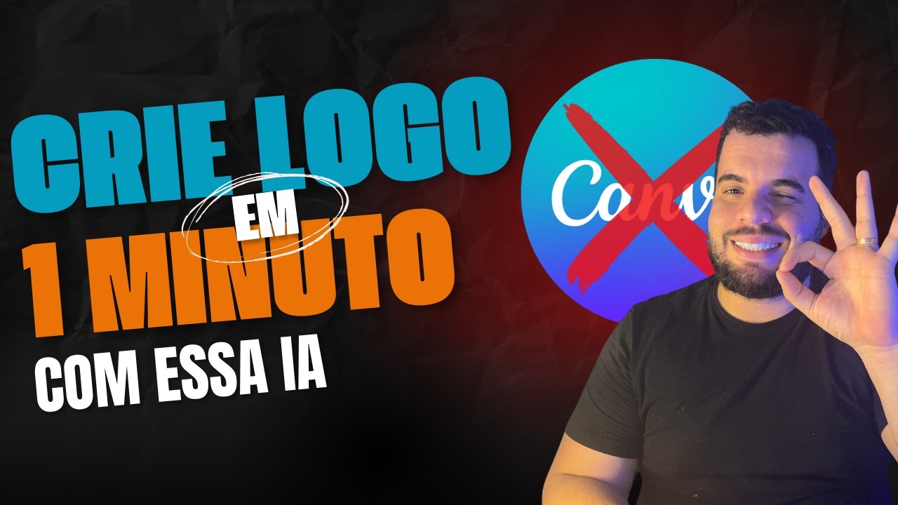 COMO criar logotipo PROFISSIONAL com I.A. em 1 MINUTO | LOGO GRÁTIS? essa I.A. vai te SURPREENDER