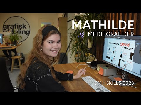 Mathilde er klar til DM i Skills 2023
