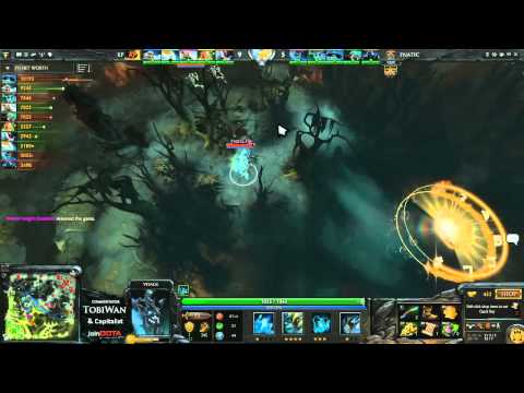 Fnatic EU vs Kaipi   StarLadder VII DOTA2   TobiWan & Capitalist