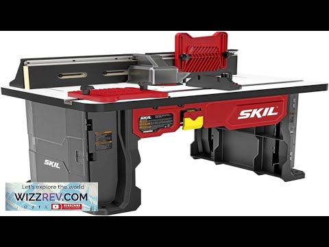 SKIL SRT1039 Benchtop Portable Router Table with Dual Sided Integrated Bit Storage