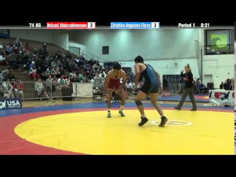 74 KG R16 - Bekzod Abdurakhmonov (NYAC) vs. Christian Anguiano Flores (Mexico)