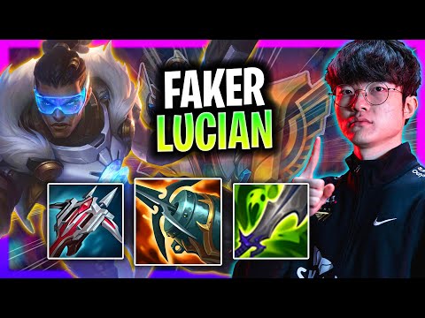 FAKER IS A MONSTER  WITH LUCIAN! | T1 Faker Plays Lucian Mid vs Jayce!  Season 2024