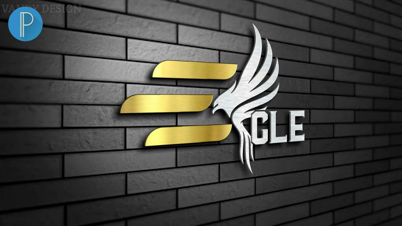 eagle logo design pixellab | eagle logo  | pixellab logo design tutorial | vandy graphics | logo