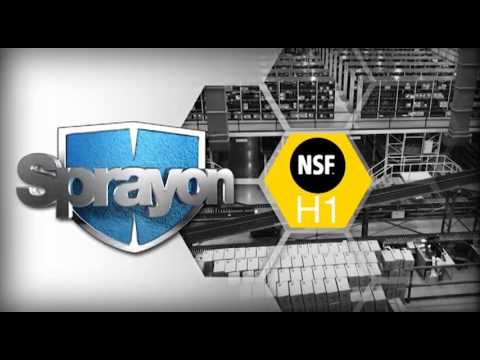 Sprayon NSF H1 High-Performance Food Grade Lubricants