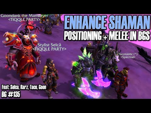 💪ENHANCE CAN PUMP! Positioning / Being Melee in BGs: Enhance Shaman PvP BG#135