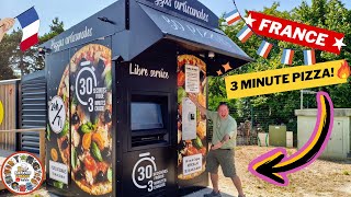 I Try a French Pizza Vending Machine!