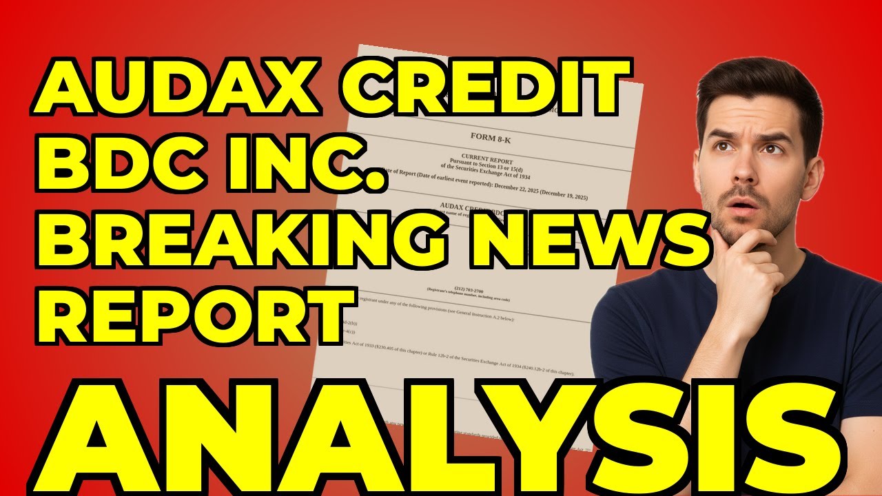 Audax Credit BDC's Dividend: My Take on Their Growth Signal