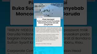 TERKUAK! Penyebab Moncong Pesawat Garuda Indonesia Rusak, Pihak Maskapai Ungkap Objek Asing