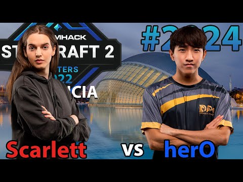 StarCraft 2 - Replay-Cast #2024 - Scarlett (Z) vs herO (P) - DreamHack Valencia