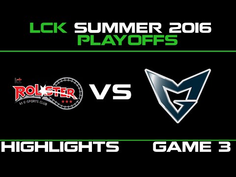 KT vs SSG Game 3 Highlights LCK Champions Summer Playoffs 2016 KT Rolster vs Samsung   SSG vs KT