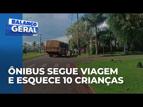 Cerca de 10 crianças ficam para trás após ônibus escolar seguir viagem em Nova Santa Rosa
