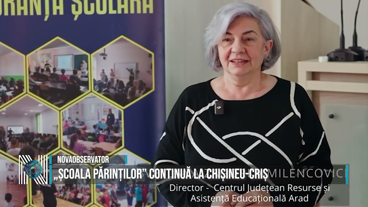 „Școala părinților” continuă la Chișineu-Criș