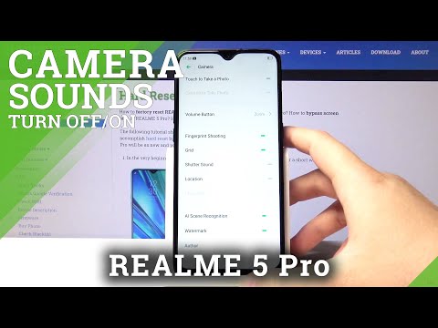 How to Turn Off Camera Shutter Sound on REALME 5 Pro – Camera Options