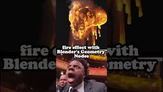 Fire Effect with Blender's Geometry Nodes by Marc Chéhab