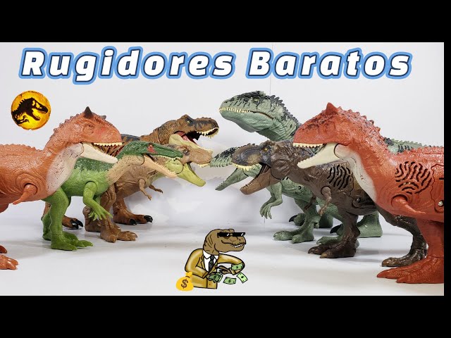Vídeo relacionado con Mattel Jurassic World Dinosaurio Slasher Escapista con sonido Figura articulada de juguete que escapa de su jaula (GWD65)
