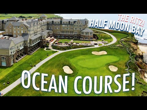 O TREINADOR GOSTA MAIS DESTE CURSO DO QUE DE PEBBLE BEACH!/HALF MOON BAY/PARTE 1