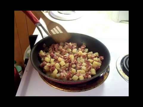 Cooking home canned corn beef