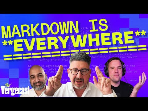 Video Thumbnail: # The **epic** story of Markdown | The Vergecast