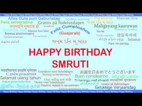 Smruti   Languages Idiomas - Happy Birthday